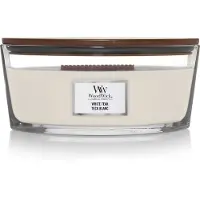 Woodwick White Teak 453g Ljus