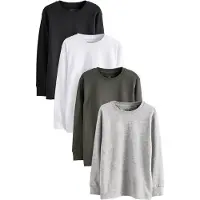 Next T-shirt grå / oliv / svart / vit