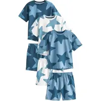 Next Pyjamas blå / marinblå / vit