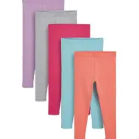 Next Leggings ljusblå / ljusgrå / lavendel / fuchsia