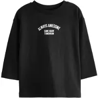 Next T-shirt svart / vit