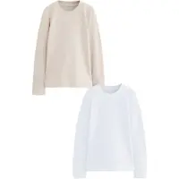 Next T-shirt beige / vit
