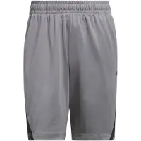 Adidas Basket Shorts Legends 3-Stripes - Grå/Svart, storlek X-Large
