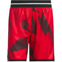 Adidas Sportbyxa 'Crazy Lite' röd / svart / off-white