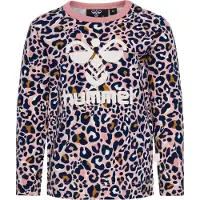 Hummel Tröja - hmlMarie - Pale Mauve m. Leopardtryck/Logo - - 68 - Tröja