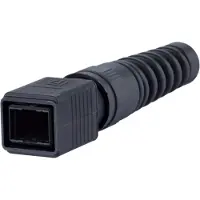 Metz CONNECT 1401055002KE, Kabelhylsa, Svart, Plast, RJ-45