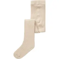 Lil´ Atelier Lil' Atelier Strumpbyxor - Noos - Rib - NmnIlso - Grey Morn - - 7-8 år (122-128) - Strumpbyxor