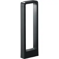 TRIO Lighting LED pollare RENO, Svart, Aluminium / grå / zink, Modern, LED-utomhuslampa
