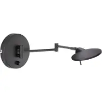 TRIO vägglampa KAZAN i svart på arm LED 274770132