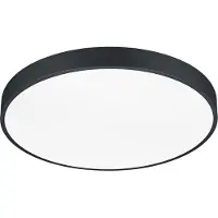 TRIO Lighting LED taklampa Waco, dimbar, Svart, Vardagsrum / matsal, Metall, LED-taklampa