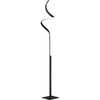 TRIO Design golvlampa svart inkl. LED 3-stegs dimbar - Koers
