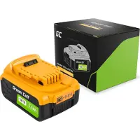 Green Cell PTDW18V5, Batteri, Litium-Ion (Li-Ion), 5 Ah, 18 V, DeWalt, XR DCB184