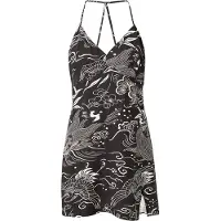 Superdry Klänning kräm / svart