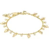 Pilgrim Armband guld / transparent