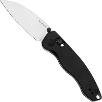 Kizer Cutlery Exist V3681C1, Satin 154CM, Black Aluminum pocket knife, Nick Serrano design