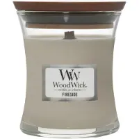 Woodwick Fireside doftljusburk 85 g