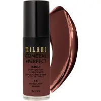 Milani Cosmetic Conceal + Perfect 2-In-1 Fondation + Concealer Flytande foundation 30 ml Nr. 15 - Mahogany