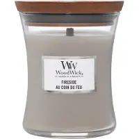 Woodwick Yankee Candle - medium timglas - Fireside