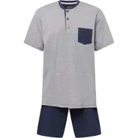 Ceceba Pyjamas kort marinblå / gråmelerad