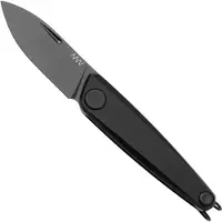 Acta Non Verba ANV Knives Z050BB, Z050-010 DLC Sleipner, Dural Black Aluminium, pocket knife