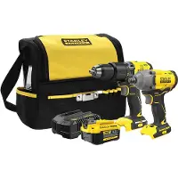 Stanley Verktygspaket SFMCK217M1S-QW (SFMCD715 + SFMCF920); 18 V; 1x4,0 Ah batt.