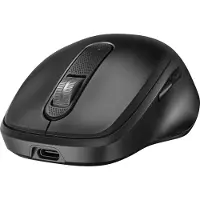 HP 515 - Mus - full size, ultrakraftig uppladdning - 5 knappar - trådlös - 2.4 GHz - trådlös USB-mottagare - svart
