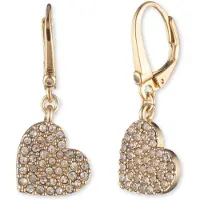 DKNY Örhängen 'HEART' guld / transparent
