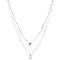 DKNY Halsband silver / transparent