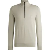 BOSS för män. 50527585 Jersey Kanobix beige (S), Casual, Bomull, Lång ärm