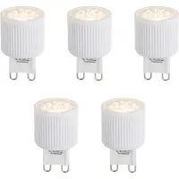 LUEDD Set om 5 st G9 24 mm LED-lampor 3W 300 lm 2700K
