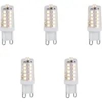 LUEDD Set om 5 st G9 dimbara LED-lampor 1,2 W 100 lm 2700K