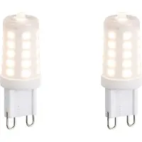 LUEDD Set om 2 st dimbara G9 LED-lampor Opal 3W 250lm 3000K