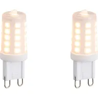 LUEDD Set om 2 st dimbara G9 LED-lampor Opal 3W 250lm 2200K