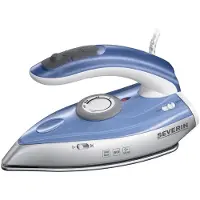 Severin BA 3234 reseångstrykjärn 1000 W 50 ml, blå/silver