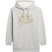 Superdry Luxe Metallic Logo Långärmad Kort Klänning
