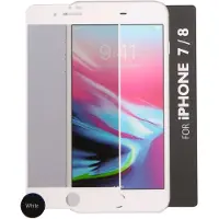 Gear Skärmskydd 3D iPhone 6/7/8/SE 2/3 gen Platinum vit