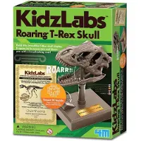 4M Skull - KidzLabs - Vrålande T-Rex Skull - - One Size - Kreativt lekset