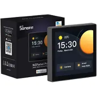 Sonoff Smart kontrollpanel WiFi/Bluetooth/ZigBee Matter NSPanel Pro (svart)