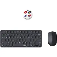 Rapoo Tangentbord/Mus Set 9010M Multi-Mode Trådlös Svart
