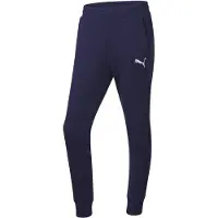 Puma Sportbyxa 'Team Goal' marinblå / vit