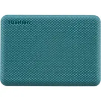Toshiba Canvio Advance - Hårddisk - 4 TB - extern (portabel) - 2.5" - USB 3.2 Gen 1 - grön