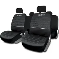Sparco Uppsättning av sätesöverdrag Sparco Lazio Grå (11 pcs)