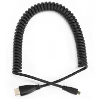 Caruba HDMI A - MicroHDMI Coiled up to 1m