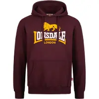 Lonsdale Sweatshirt 'Thurning' burgunder