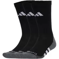 Adidas Sportsockor 'Performance CLIMACOOL Cushioned Crew 3 Pairs' grå / svart