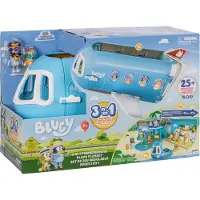 Bluey Blått Leksaksset m. Ljud - Transformerbart Plan -3-in-1 - - One Size - Leksaker