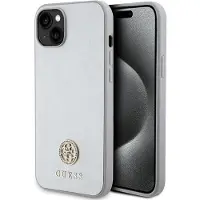 GUESS GUHCP15MPS4DGPS iPhone 15 Plus 6,7" silver/silver hårda fodral Strass Metal Logo