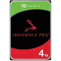 Seagate IronWolf Pro ST4000NT001 - Hårddisk - 4 TB - inbyggd - 3.5 - SATA 6Gb/s - 7200 rpm - buffert: 256 MB - med 3 års Rescue Data Recovery