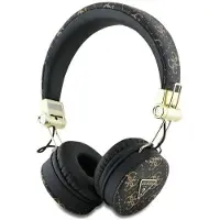 GUESS Bluetooth ENC GUBH70E4PTMK on-ear hörlurar svart/svart 4G Triangel Rund form