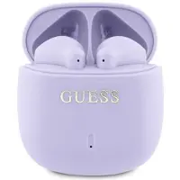 GUESS Printed Classic Logo TWS trådlösa hörlurar - Lila